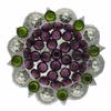 Swarovski Rhinestoned Berry Concho
